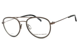 Porsche P8366 Eyeglasses Brown/Clear demo lens-AmbrogioShoes