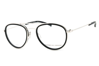 Porsche P8366 Eyeglasses Palladium Silver/Clear demo lens-AmbrogioShoes