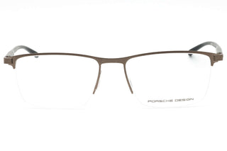Porsche P8371 Eyeglasses Brown/Clear demo lens-AmbrogioShoes