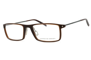 Porsche P8384 Eyeglasses Brown/Clear demo lens-AmbrogioShoes