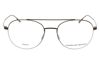 Porsche P8395 Eyeglasses Brown/Clear demo lens-AmbrogioShoes