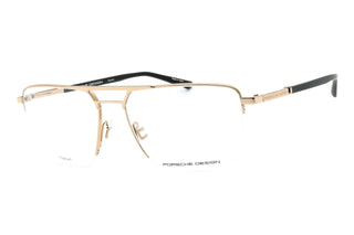 Porsche P8398 Eyeglasses Gold/Clear demo lens-AmbrogioShoes