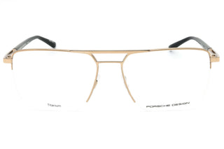 Porsche P8398 Eyeglasses Gold/Clear demo lens-AmbrogioShoes
