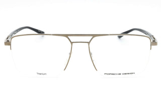 Porsche P8398 Eyeglasses Palladium Silver / Clear demo lens-AmbrogioShoes