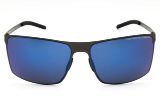 Porsche P8667 Metal Rectangular Men's Sunglasses-AmbrogioShoes