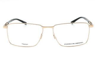 Porsche P8729 Eyeglasses Gold/Clear demo lens-AmbrogioShoes