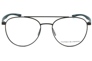 Porsche P8754 Eyeglasses Dk Grey / Blue /clear demo lens-AmbrogioShoes