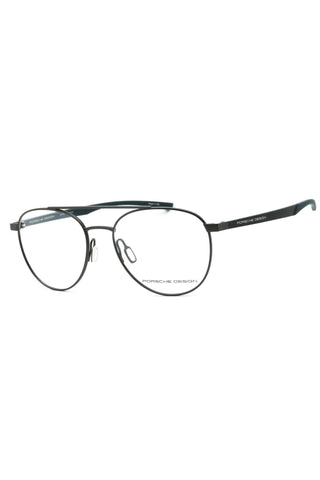 Porsche P8754 Eyeglasses Dk Grey / Blue /clear demo lens-AmbrogioShoes