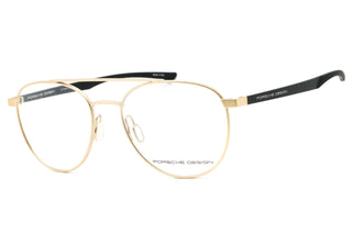 Porsche P8754 Eyeglasses GOLD/BLACK/clear demo lens-AmbrogioShoes