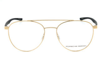 Porsche P8754 Eyeglasses GOLD/BLACK/clear demo lens-AmbrogioShoes