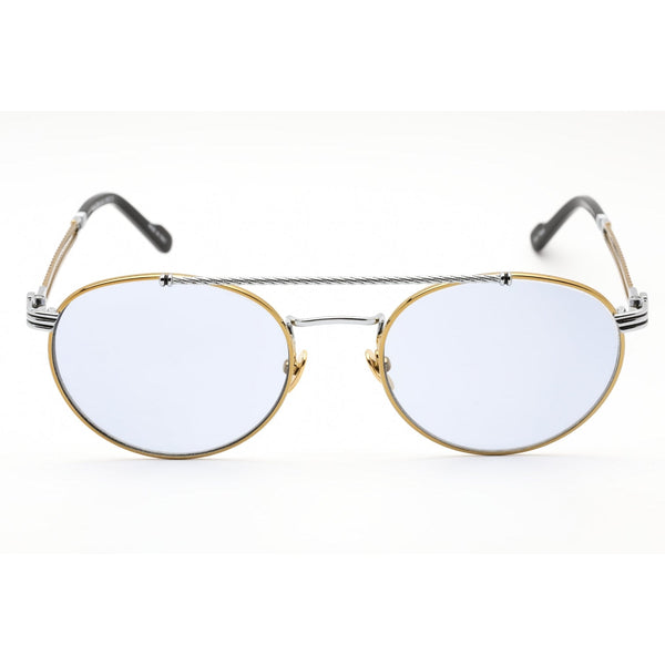 Porta Romana Mod. 12 Sunglasses Silver Gold / Blue-AmbrogioShoes