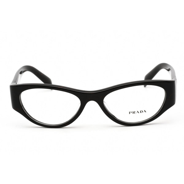 Prada 0PR 06ZV Eyeglasses Black / clear demo lens-AmbrogioShoes