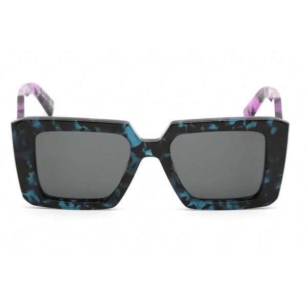 Prada 0PR 23YS Sunglasses Teal Tortoise /Dark Grey-AmbrogioShoes