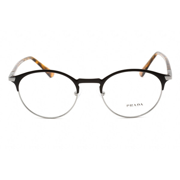 Prada 0PR 58YV Eyeglasses Matte Brown/Clear demo lens-AmbrogioShoes
