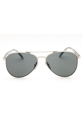 Prada 0PR A58S Metal Aviator Men's Sunglasses-AmbrogioShoes