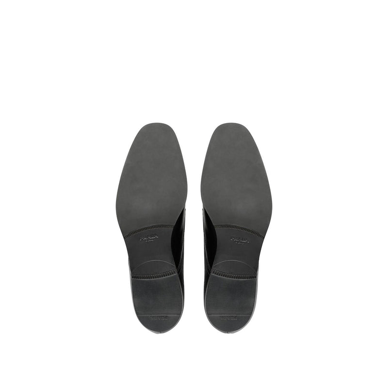 Prada 2EB174-UWU Men's Shoes Black Saffiano / Calf-Skin Leather Oxfords (PRM1008)-AmbrogioShoes