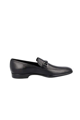 Prada 4D2823-ASK Black Leather Slip-On Loafers (PRM1019)