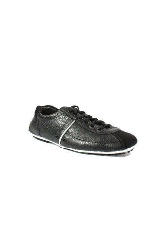 Prada Black Leather Driving 2E1376 (PRM7)-AmbrogioShoes