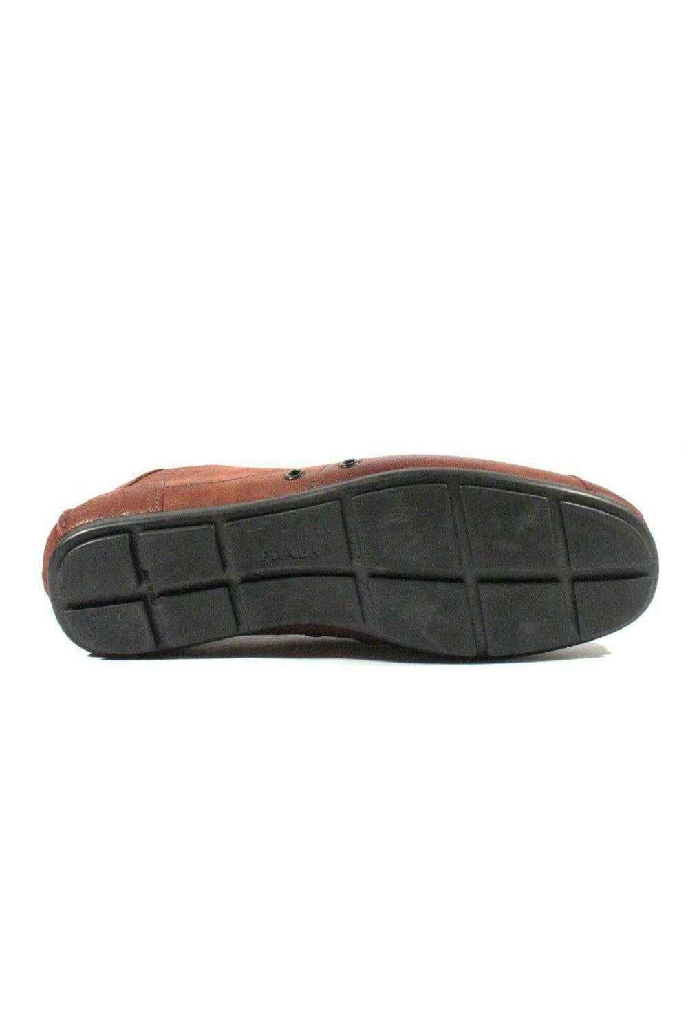 Prada Men's Designer Shoes Brown Color Leather Sports Designer Shoes 2T1559 (PRM13) - BROWN / 6.5 US Prada Men's Designer Shoes Brown Color Leather Sports Designer Shoes 2T1559 (PRM13) - BROWN / 6.5 US