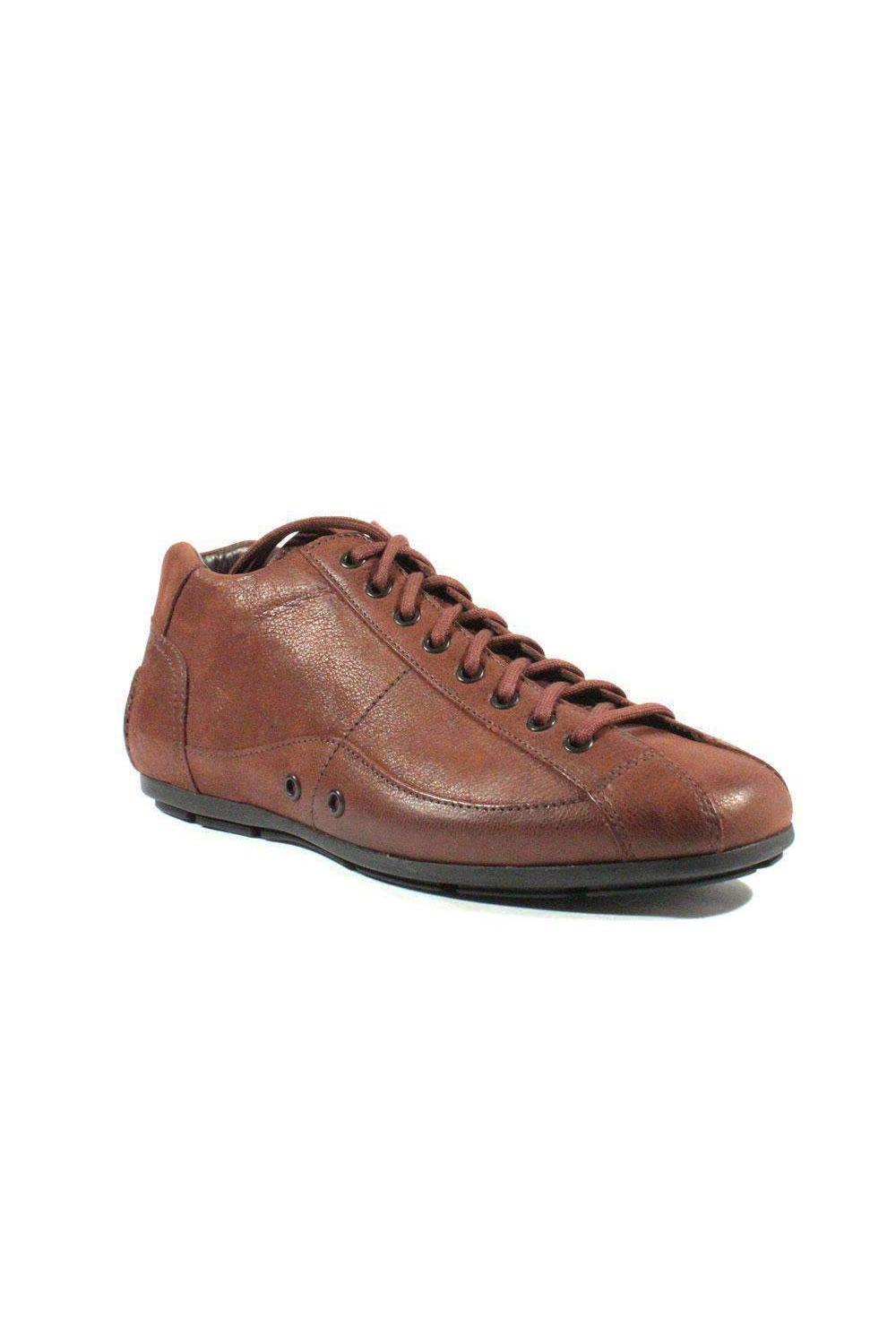 Prada Men's Designer Shoes Brown Color Leather Sports Designer Shoes 2 AmbrogioShoes Prada Men's Designer Shoes Brown Color Leather Sports Designer Shoes 2 AmbrogioShoes