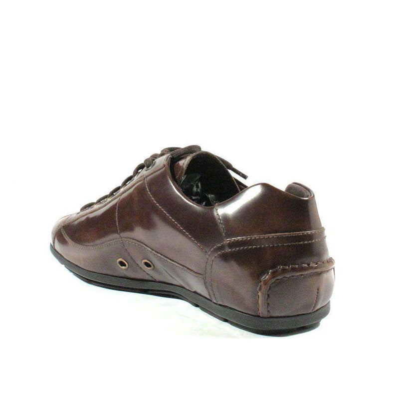 Prada Mens Shoes Tabacco Leather Sneakers 2E1556 (PRM9)-AmbrogioShoes