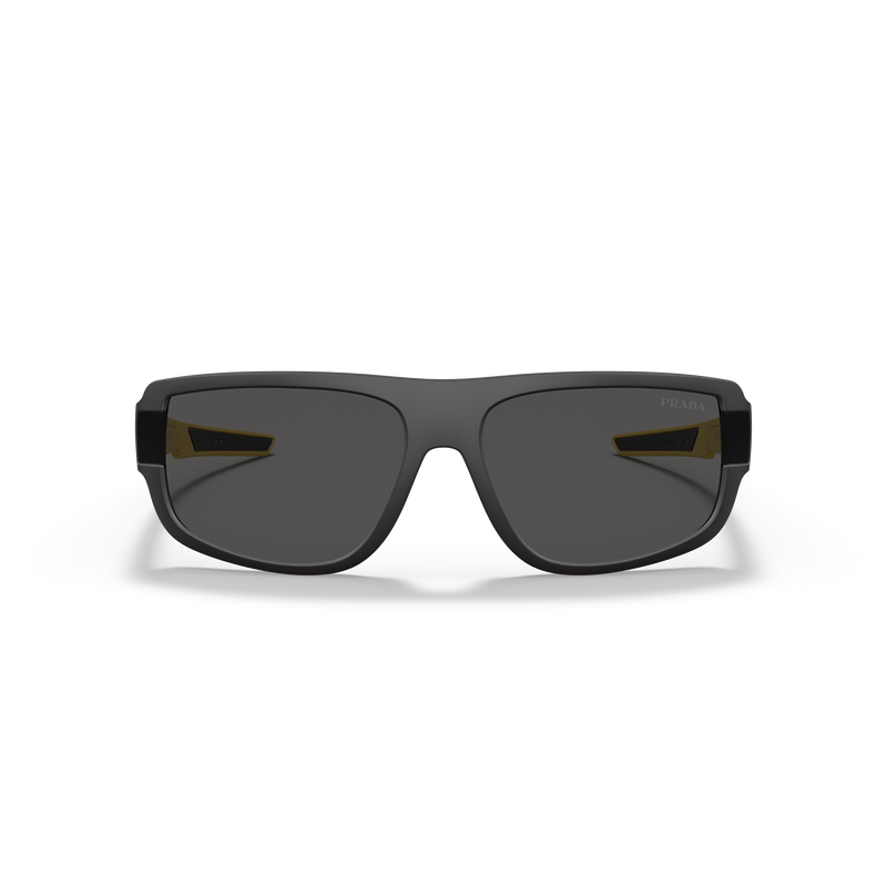 Prada Sport 0PS 03WS Sunglasses Black Rubber / Dark Grey-AmbrogioShoes