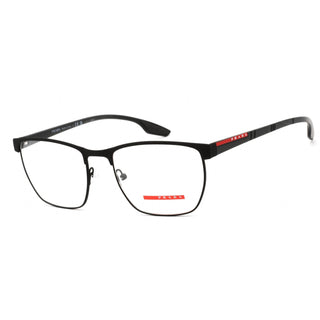 Prada Sport 0PS 50LV Eyeglasses Black Rubber / Clear Lens-AmbrogioShoes