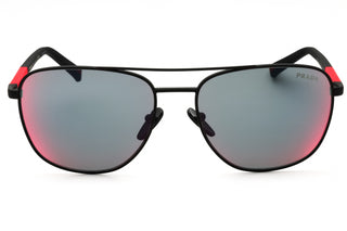 Prada Sport 0PS 54ZS Metal Rectangular Men's Sunglasses-AmbrogioShoes