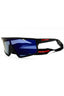 1BO10J - Matte Black / Dark Blue Mirrored Violet