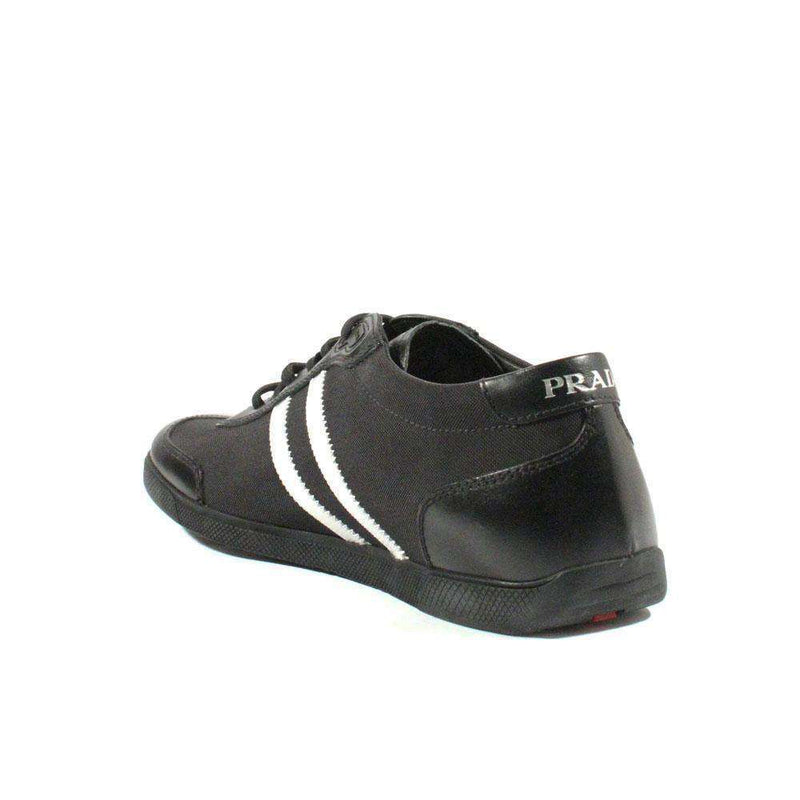 Prada Sports Mens Shoes Black/White 4E1595 (PRM46)-AmbrogioShoes