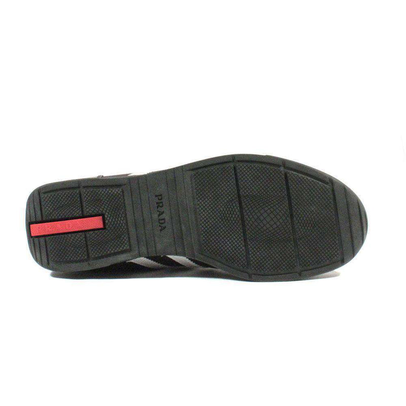 Prada Sports Mens Shoes Black/White 4E1595 (PRM46)-AmbrogioShoes