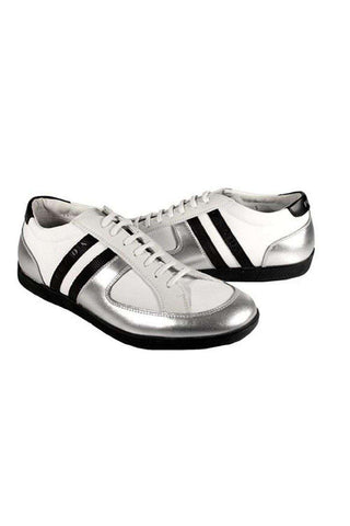 Prada Sports White/Silver/Black Sneakers 4E1806 (PRM35)