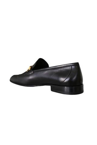 Roberto Cavalli 22505-A Black Leather Horsebit Loafers (RC1005)