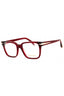 954Y - TRANSPARENT DARK BORDEAUX / CLEAR
