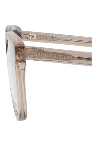 Saint Laurent  TRANSPARENT LIGHT BROWN Eyeglasses