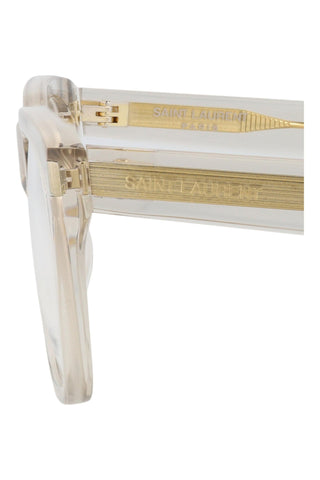 Saint Laurent  TRANSPARENT CREAM Eyeglasses