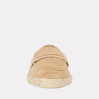 Andre Assous Stiges Mushroom Suede detail view