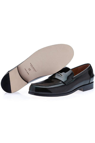 SUPERGLAMOUROUS Balmoral Polished Leather Penny Loafer