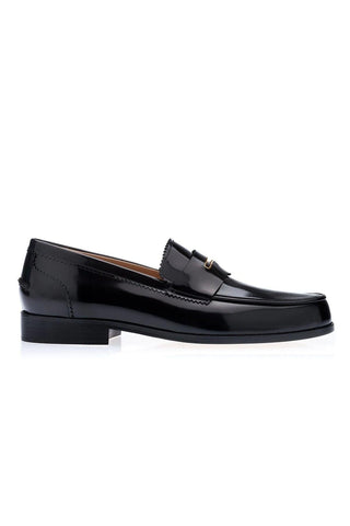 SUPERGLAMOUROUS Balmoral Polished Leather Penny Loafer