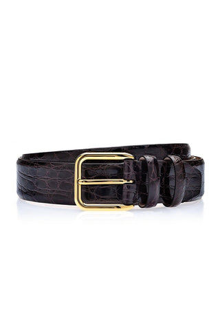 SUPERGLAMOUROUS Belmont Crocodile Men's Belt (SPGMB1000)