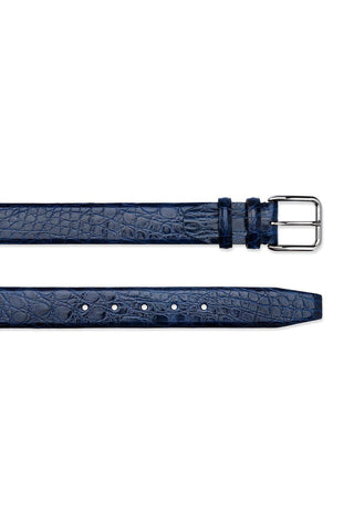 SUPERGLAMOUROUS Belmont Crocodile Men's Belt (SPGMB1000)