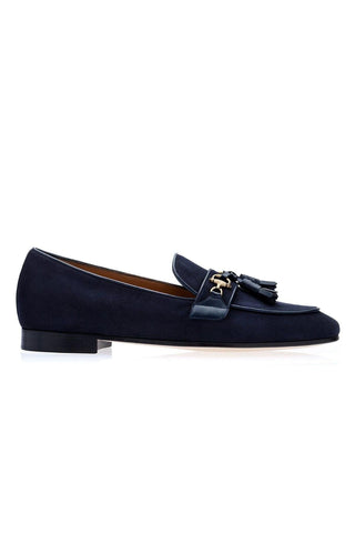 SUPERGLAMOUROUS Bruno Suede Tassel Loafers-AmbrogioShoes