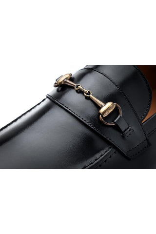 SUPERGLAMOUROUS Elmoro Vintage Leather Horse-Bit Loafer-AmbrogioShoes