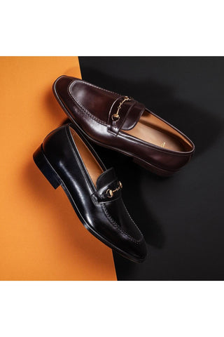 SUPERGLAMOUROUS Elmoro Vintage Leather Horse-Bit Loafer-AmbrogioShoes