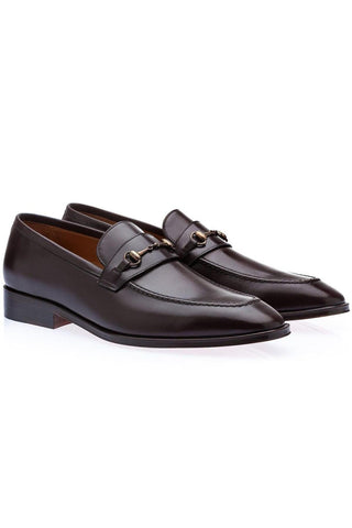 SUPERGLAMOUROUS Elmoro Vintage Leather Horse-Bit Loafer-AmbrogioShoes