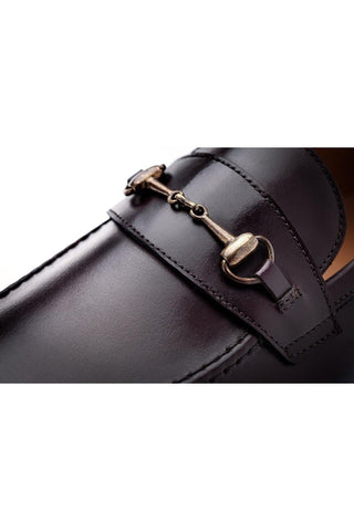 SUPERGLAMOUROUS Elmoro Vintage Leather Horse-Bit Loafer-AmbrogioShoes