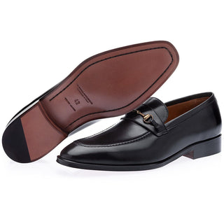 SUPERGLAMOUROUS Elmoro Vintage Men's Shoes Calf-Skin Leather Horse-Bit Loafers (SPGM1300)-AmbrogioShoes