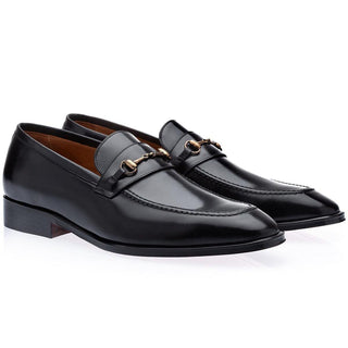 SUPERGLAMOUROUS Elmoro Vintage Men's Shoes Calf-Skin Leather Horse-Bit Loafers (SPGM1300)-AmbrogioShoes