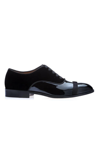 SUPERGLAMOUROUS Mathis Velvet / Patent Oxford