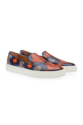 SUPERGLAMOUROUS Maxime Sunrise Python Skate Sneaker-AmbrogioShoes